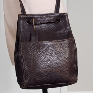 Vintage Coach Sonoma Drawstring Leather Crossbody Bag